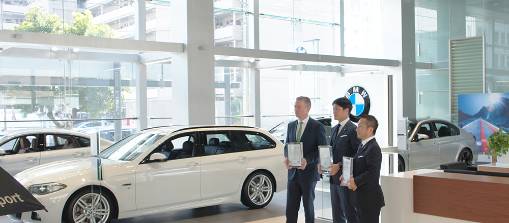 Abe BMW　BMW Group Japan 2016年 ディーラー表彰３部門受賞
